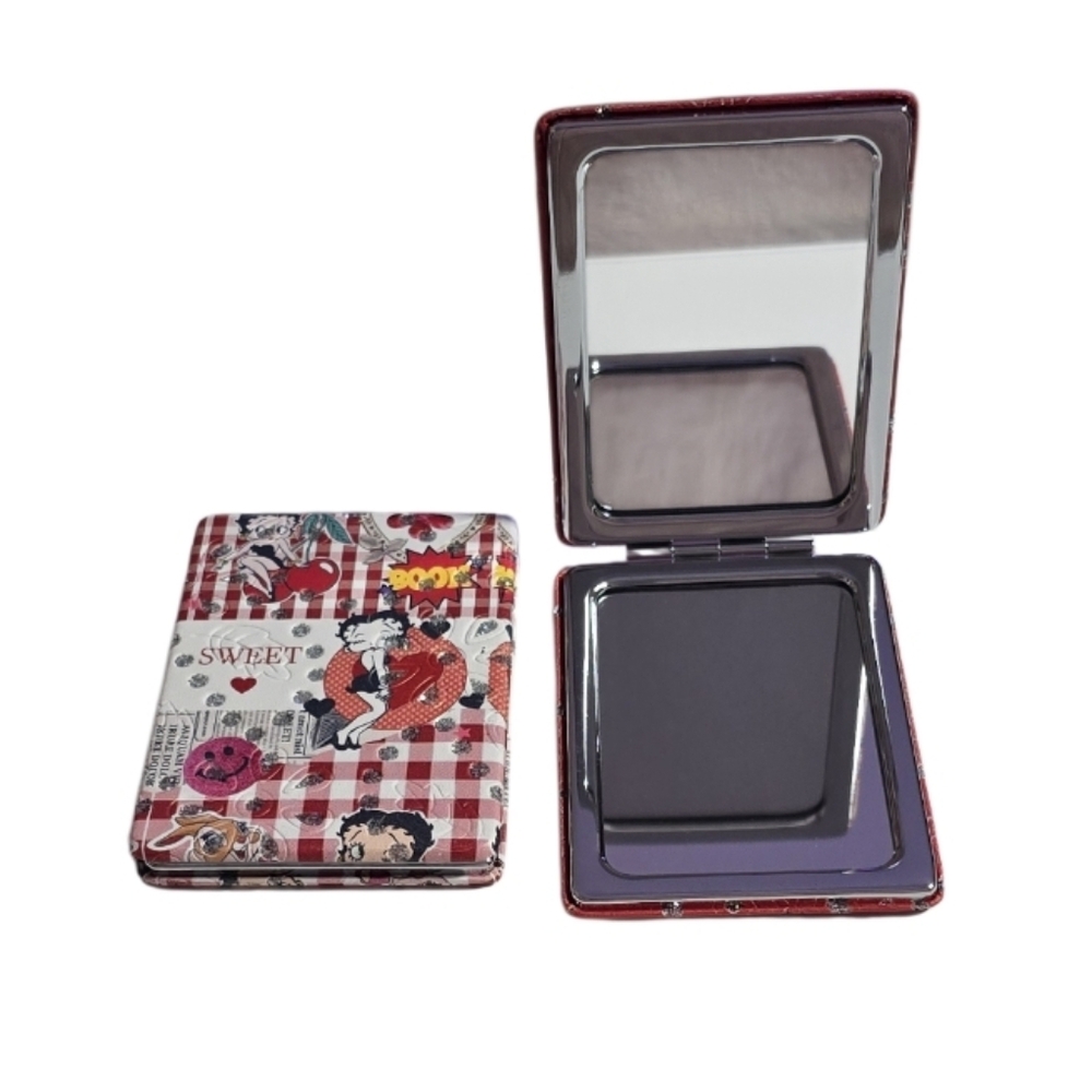 Betty Boop Red and Silver Compact Mirror